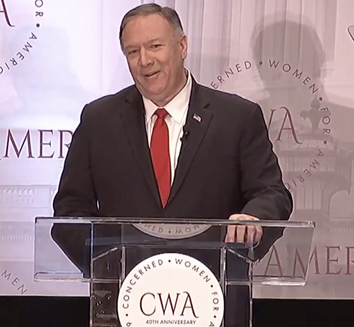 Concerned Women for America Celebration Luncheon with  Secretary of State Michael R. Pompeo