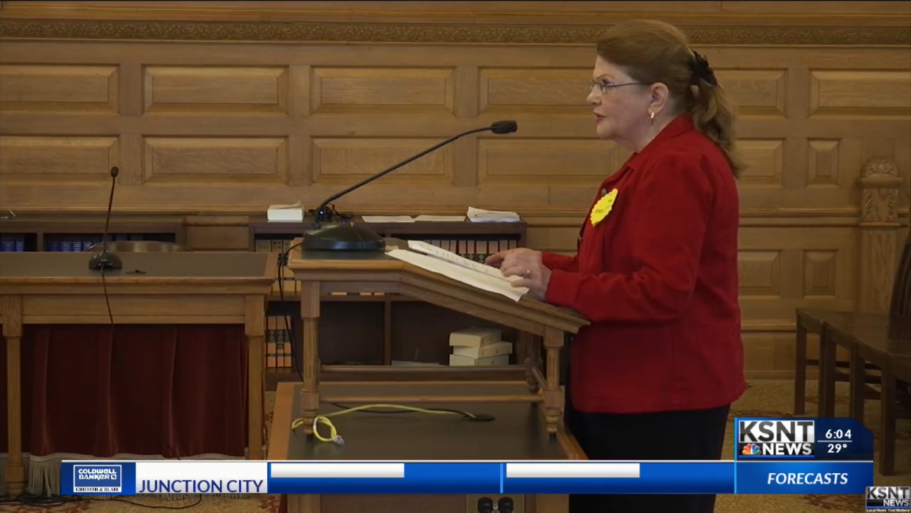 State Director Testifies at the State Capitol In Support of the Kansas State Constitutional Amendment on Abortion