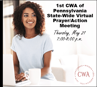 Save The Date! CWA of Pennsylvania to Host State-Wide Virtual Prayer/Action Meeting