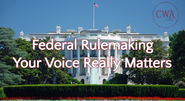 Rulemaking Is Your Chance to Make an Impact