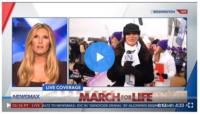 Nance Talks to Newsmax from the March for Life