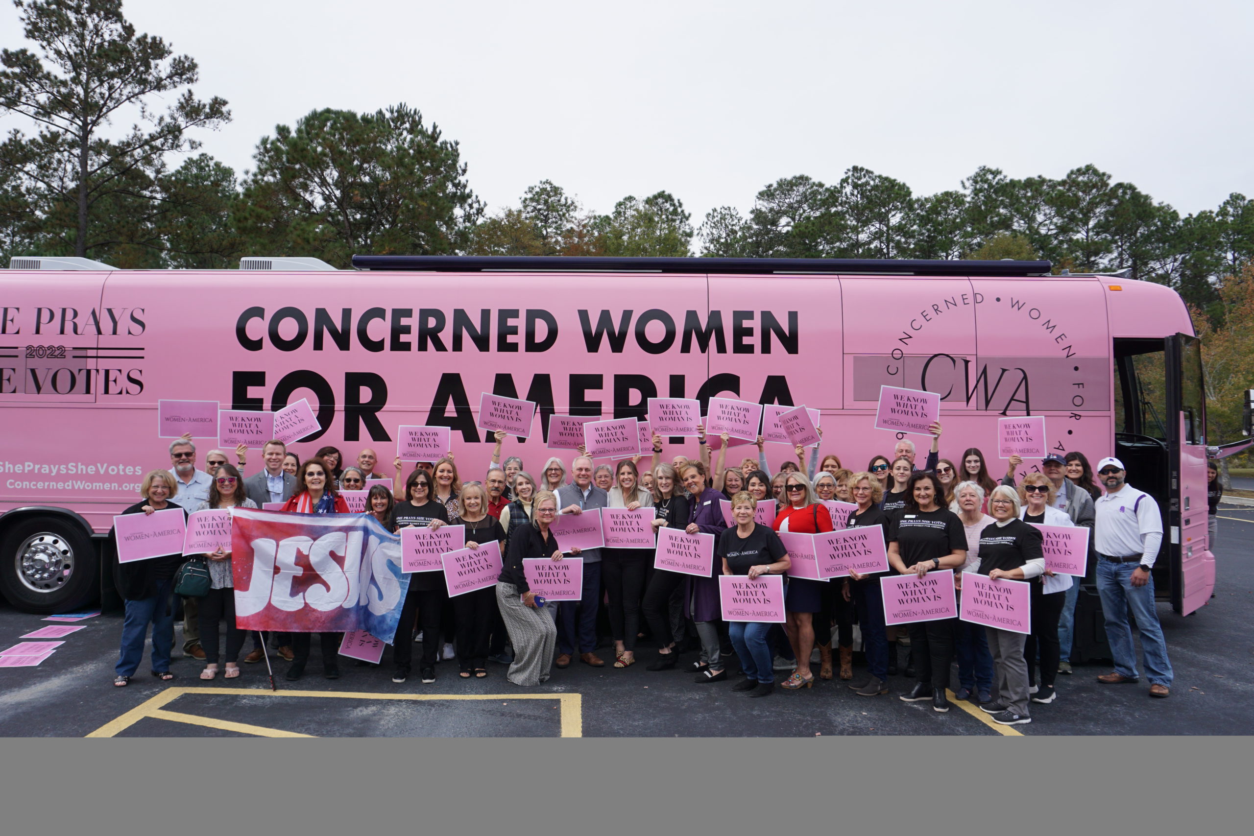 The Big Pink Bus Heads Across the South