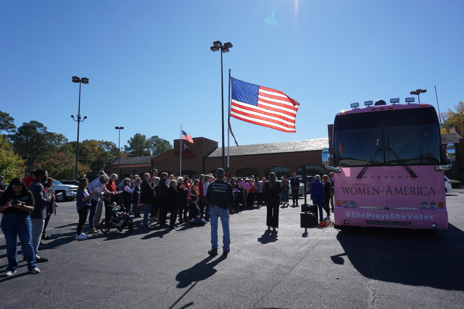 The Big Pink Bus Heads Across the South – Concerned Women for America