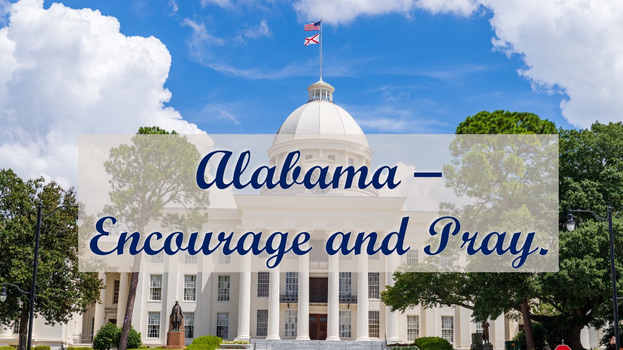 Encourage-A-Legislator Prayer Project – Alabama
