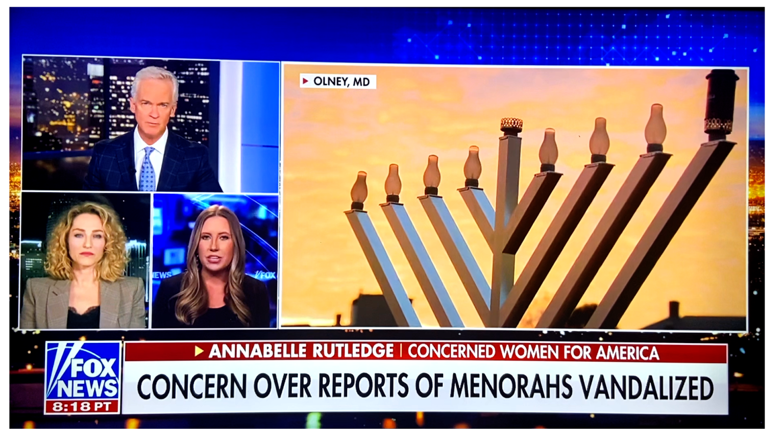 CWA Stands Against Antisemitism on College Campuses on Fox News @ Night ...