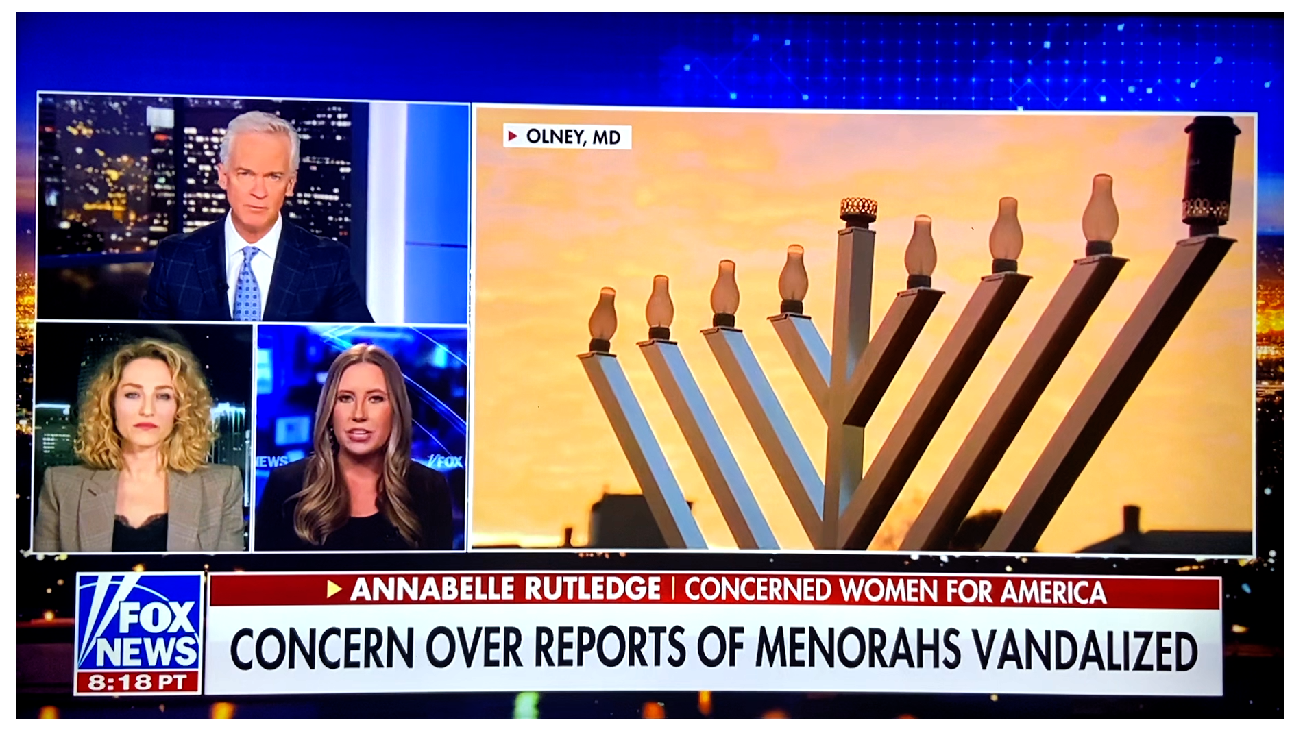 CWA Stands Against Antisemitism on College Campuses on Fox News @ Night with Trace Gallagher