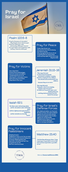 Support for Israel Prayer Points SM